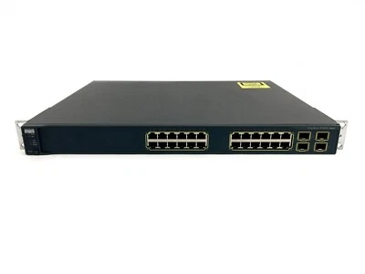 CISCO WS-C3560G-24TS-S *15.0 IOS* 24-Port Gigabit Switch *30 Days Warranty - Image 1 of 4