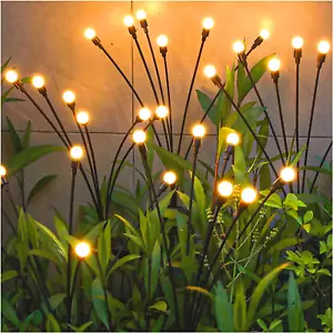 Solar Garden Lights - New Upgraded Solar Swaying Light, Sway by Wind, Solar Outd - Picture 1 of 12