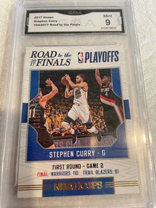 Stephen Curry Warriors 2017 Hoops Road to the Finals # 704/217 grado 9 L@@@K - Imagen 1 de 2