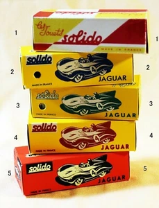 SOLIDO BOITE REPRO VIDE JAGUAR LE MANS Ref.100 - Imagen 1 de 1