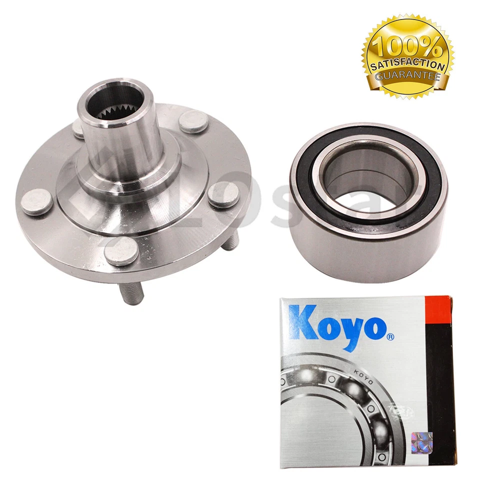 Front Wheel Hub & Koyo Bearing Assembly Fits 2000-2006 Mazda MPV Foto 1 de 3