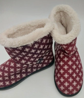 Mujer Vera Bradley Acogedores Botines Zapatillas ~ MINI CONCIERTO ~ NUEVO ~ Talla 5-6 Pequeño  Foto 1 de 4