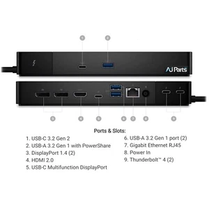 Dell Latitude 7424 Rugged Docking Station USB-C Laptops with 180W Power Supply - Picture 1 of 7