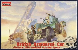 Roden 1/72 (20mm) Rolls Royce Mk II Armoured Car 1920 Pattern Modified - Picture 1 of 1