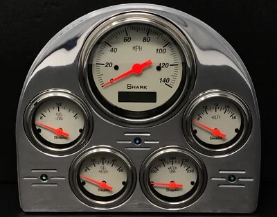 Ford Car 1952 1953 calibre 5 tablero panel insertar tiburón Foto 1 de 4