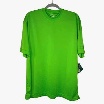 NUEVO CON ETIQUETAS Cabela’s Wick Advance Hombres Grande Verde Manga Corta Cuello Redondo Camisa Top Camiseta Foto 1 de 4