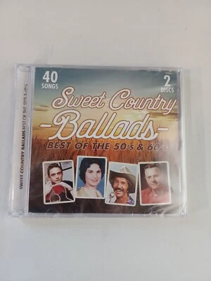 40 Songs Sweet Country Ballads Best of the 50's & 60's (CD, New, Imperitone UK) Foto 1 de 2