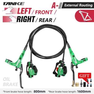 Bicicleta de montaña TB-600 freno de disco hidráulico de 4 pistones presión de aceite freno bidireccional Foto 1 de 4