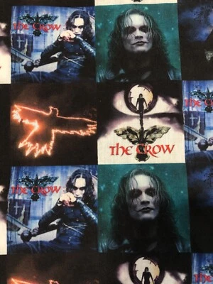 The Crow Brandon Lee 100% Cotton Fabric 9” x 54” 1/4 yard increments NEW - Image 1 of 4