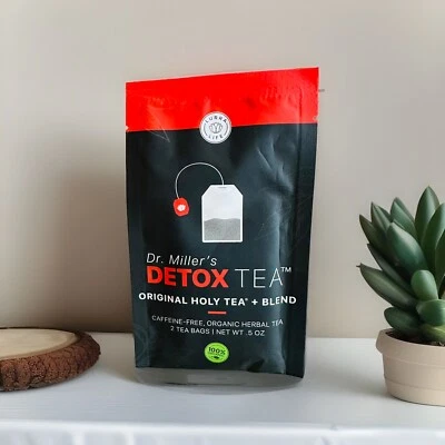Mezcla de té sagrado sin cafeína DETOX limpieza natural 2 bolsitas de té 1 galón Foto 1 de 3