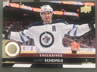 2017-18 Upper Deck  Exclusives #443 Mark Scheifele 57/99 Jets - Image 1 of 2
