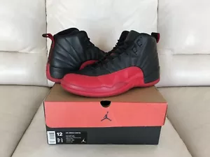 NIKE AIR JORDAN 12 RETRO "Flu Game" bred (2016) - size 12 US - 11 UK - 46 EU - Foto 1 di 16