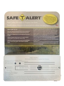 Safe-T-Alert 35-742-WT White Flush Mount LP/Carbon Monoxide Leak Detector - Foto 1 di 2