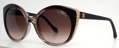 Gafas de sol ROBERTO CAVALLI Miram 914S-A 74T púrpura desvanecido para mujer ojo de gato 56-19-135 Foto 1 de 4