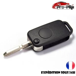 CLE PLIP pour Mercedes Benz ML C CL S SL SEL E A G W Classe 1 bouton lame avec r - Imagen 1 de 1