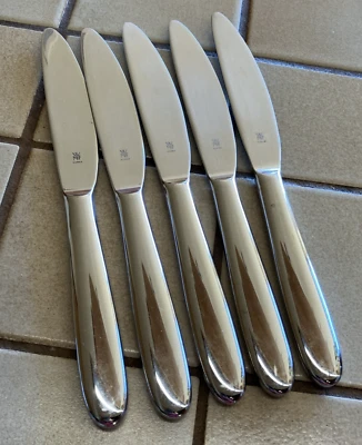 WMF SAVANNAH STAINLESS STEEL SET OF 5 DINNER KNIVES 8-3/4" - Image 1 of 4