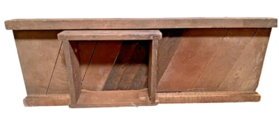 VTG Rustic Primitive Cabbage Slaw Kraut Cutter Slicer Shredder W/Box Farmhouse - Image 1 of 4