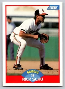 1989 Score #452 Rick Schu Baltimore Orioles - Picture 1 of 2