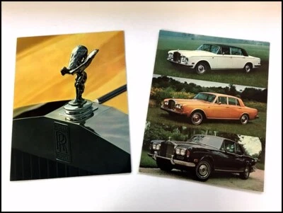 1970 1971 Rolls Royce Silver Spirit Wraith Corniche Coupe Original Brochure Foto 1 de 3