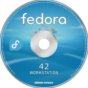 Fedora 42 Workstation Live Bootable Installation DVD Linux Operating System - Picture 1 of 4