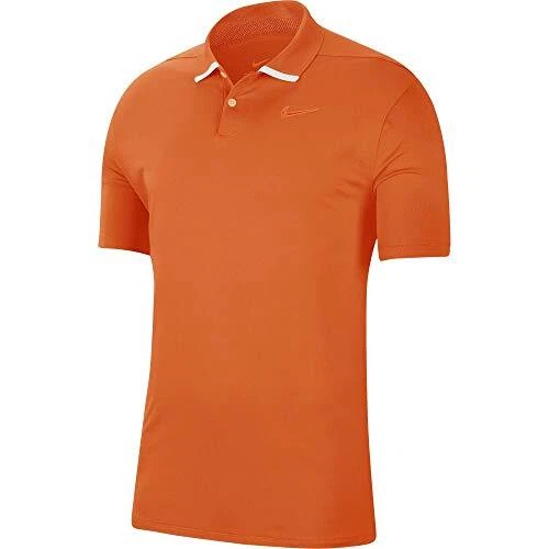 Polo de golf Nike Dri-FIT Vapor para hombre naranja blanco BV0472 847  Foto 1 de 1