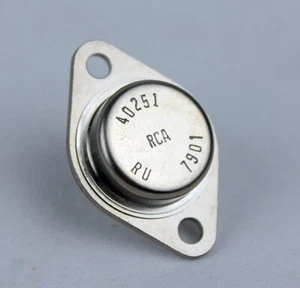 Transistor de alimentación NPN RCA 40251 TO-3 estuche ~ NUEVO - Imagen 1 de 2