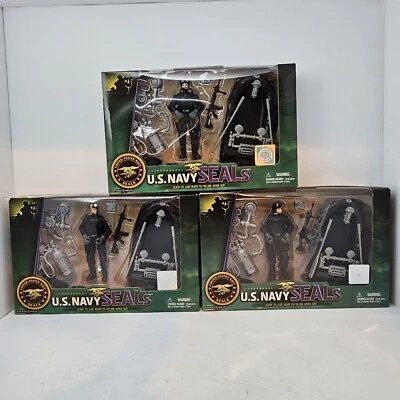 Juego de 3 sellos de la Marina de los Estados Unidos conjunto de juguete militar figura de acción embarcación acuática equipo de buceo Foto 1 de 4