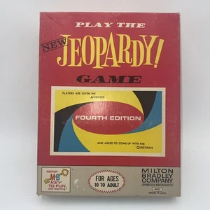 1964 JEOPARDY MILTON BRADLEY GAME FOURTH EDITION - Picture 1 of 9