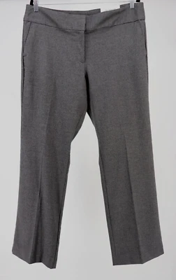 Pantalones Ann Taylor Mujer 14 The Trouser Signature Gris Recto Carrera 32.5"L Nuevos Foto 1 de 4
