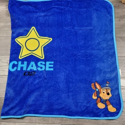 Nickelodeon Paw Patrol Chase Super Blanky Approximately 48 x 37 in - Image 1 of 4