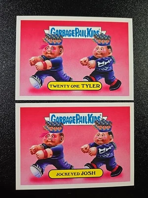 Twenty One Pilots Stressed Out Ride Heathens 2 Card Set Garbage Pail Kids - Image 1 of 4