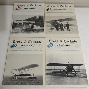 Complete 1981  Set Of Cross & Cockade Journal  PB Books The Society Of World War - Picture 1 of 13