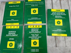 1998 Dodge Ram Truck Service Manual Supplement & Diagnostic Procedures Set - Bild 1 von 7