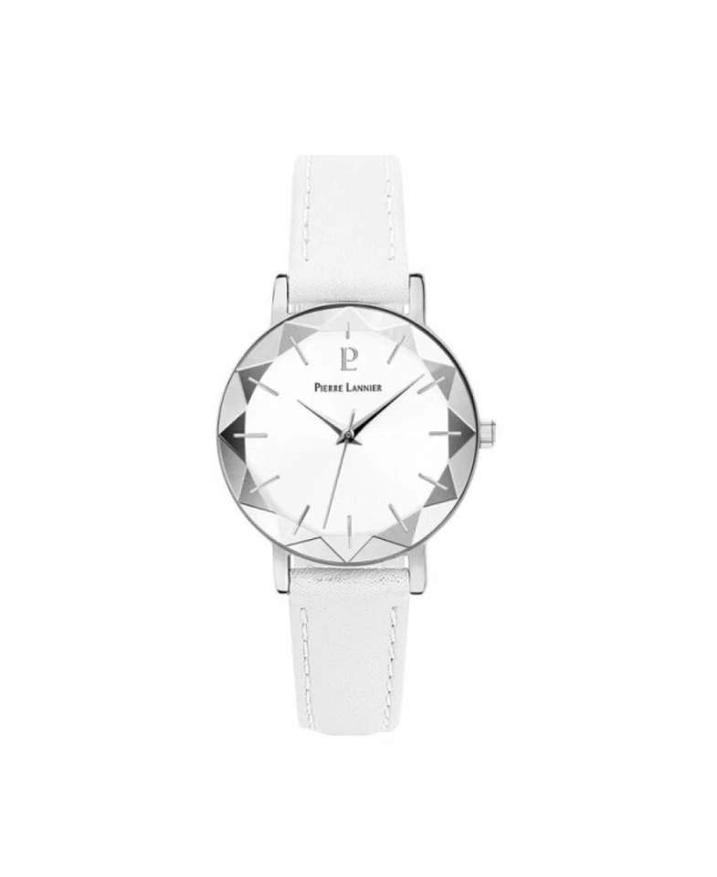 PIERRE LANNIER Mujer Analógico Cuarzo Informal Reloj Clásico Vestido Esfera Blanca Impermeable Foto 1 de 4
