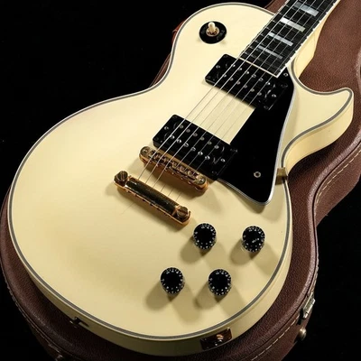 Gibson 1989 Les Paul 定制高山白色带断颈修复 — 第 1/4 张图片