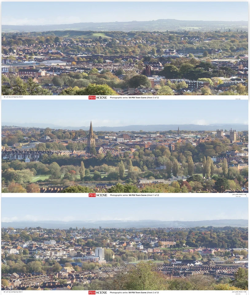 Peco Town Scene Photographic Backscene - image 1 of 1