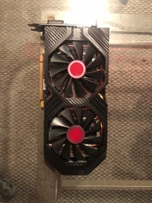 XFX AMD Radeon RX 580 Black Edition 8GB GDDR5 Graphics Card (RX-580P8DBDR) - Image 1 of 3