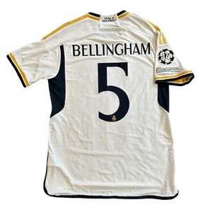 Adidas Real Madrid #5 Bellingham 2023/24 Home Authentic Fußball Trikot (L) - Bild 1 von 7