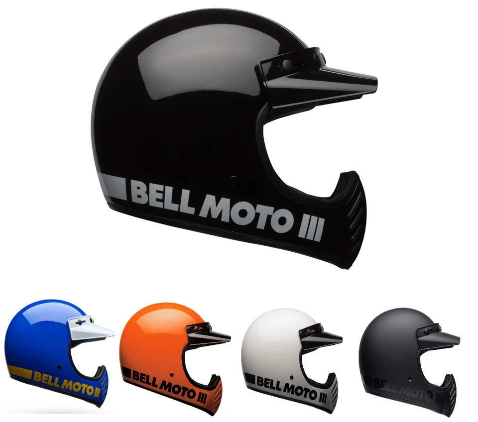 Bell Moto-3 Classic Helmet - Off-Road Helmet for Motorcycle Riding - Image 1 of 1