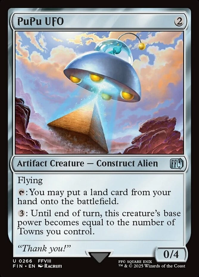 x4 PuPu UFO U MTG Final Fantasy M/NM, English - Image 1 of 1