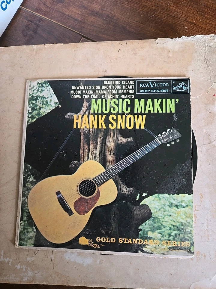 Hank Snow – Bluebird Island / Unwanted - EP 7" 45RPM 1960 RCA - Country Foto 1 de 1