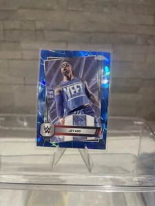 WWE Topps Chrome 2025 Blue Sapphire Parallel 106 Jey Uso Wrestling Card - Bild 1 von 2