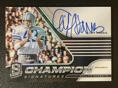 2021 Panini Spectra Champion Signatures Prizm Cliff Harris 110/125 Auto - Image 1 of 2