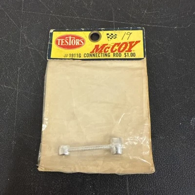 Testors McCoy .19 Green Head #1911G Connecting Rod New In Package B149 - Image 1 of 2
