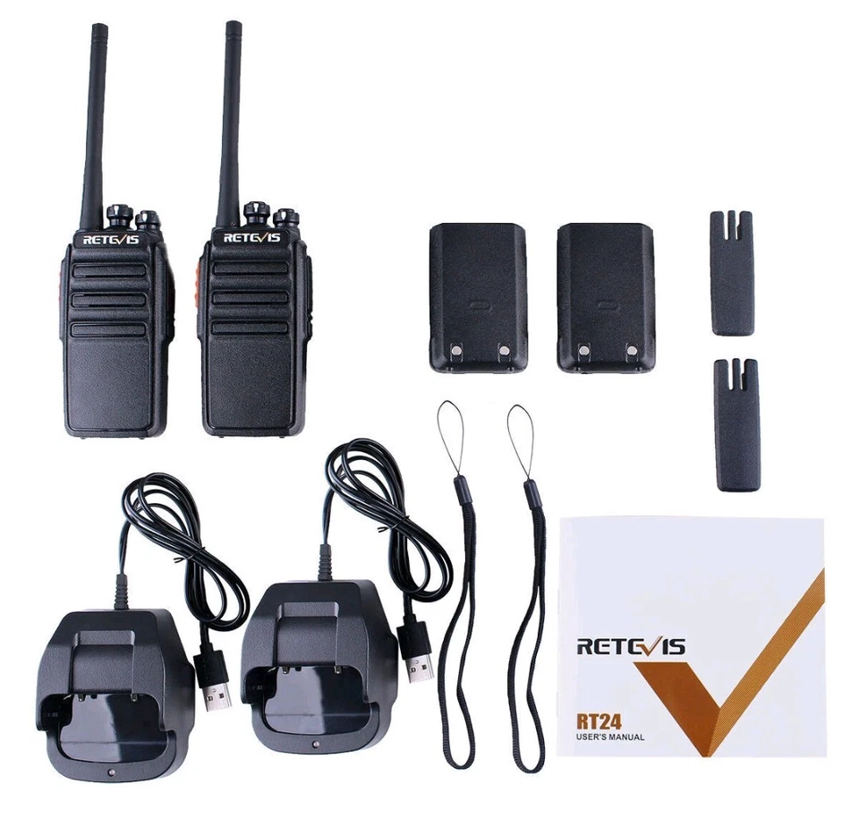 Retevis RT24 PMR446 Freenet Funkgeräte Lizenzfrei 16 Kanäle VOX Walkie Talkie - Bild 1 von 2