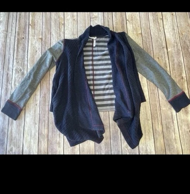 Matilda Jane размер 10 выбрать свой собственный путь свитер погоды кардиган синий серый B16 - Изображение 1 из 3