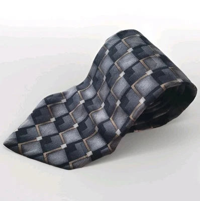 Corbata de cuello vintage Gianfranco Ruffini para hombre 100 % seda hecha en EE. UU. Foto 1 de 4