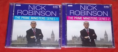 Nick Robinson The Prime Ministers Radio Series One and Two Audio CDs 1 2 - Image 1 of 2
