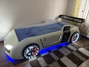 Autobett V8 mit Matratze Lattenrost LED Und Soundmodi - Bild 1 von 4
