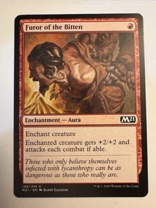 Furor of the Bitten - Magic 2021 Core Set M21 - Magic the Gathering MTG - Picture 1 of 1